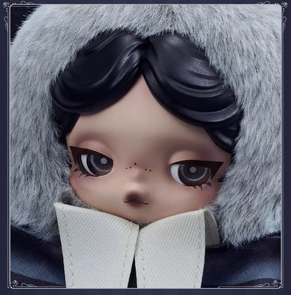 SKULLPANDA × Wednesday Plush - Nevermore Academy Uniform Version