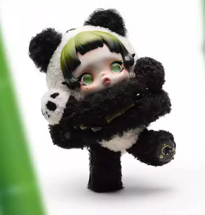 SkullPanda Xiong Daidai Plush Doll Pendant