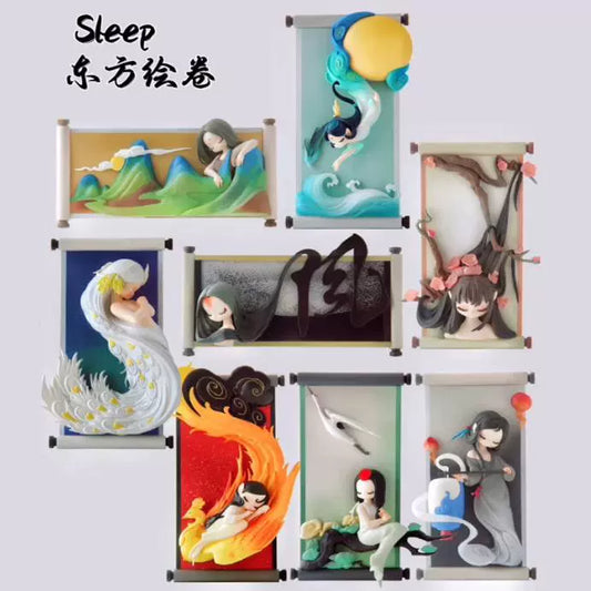 SLEEP Chinese  Scrolls  BLIND BOX