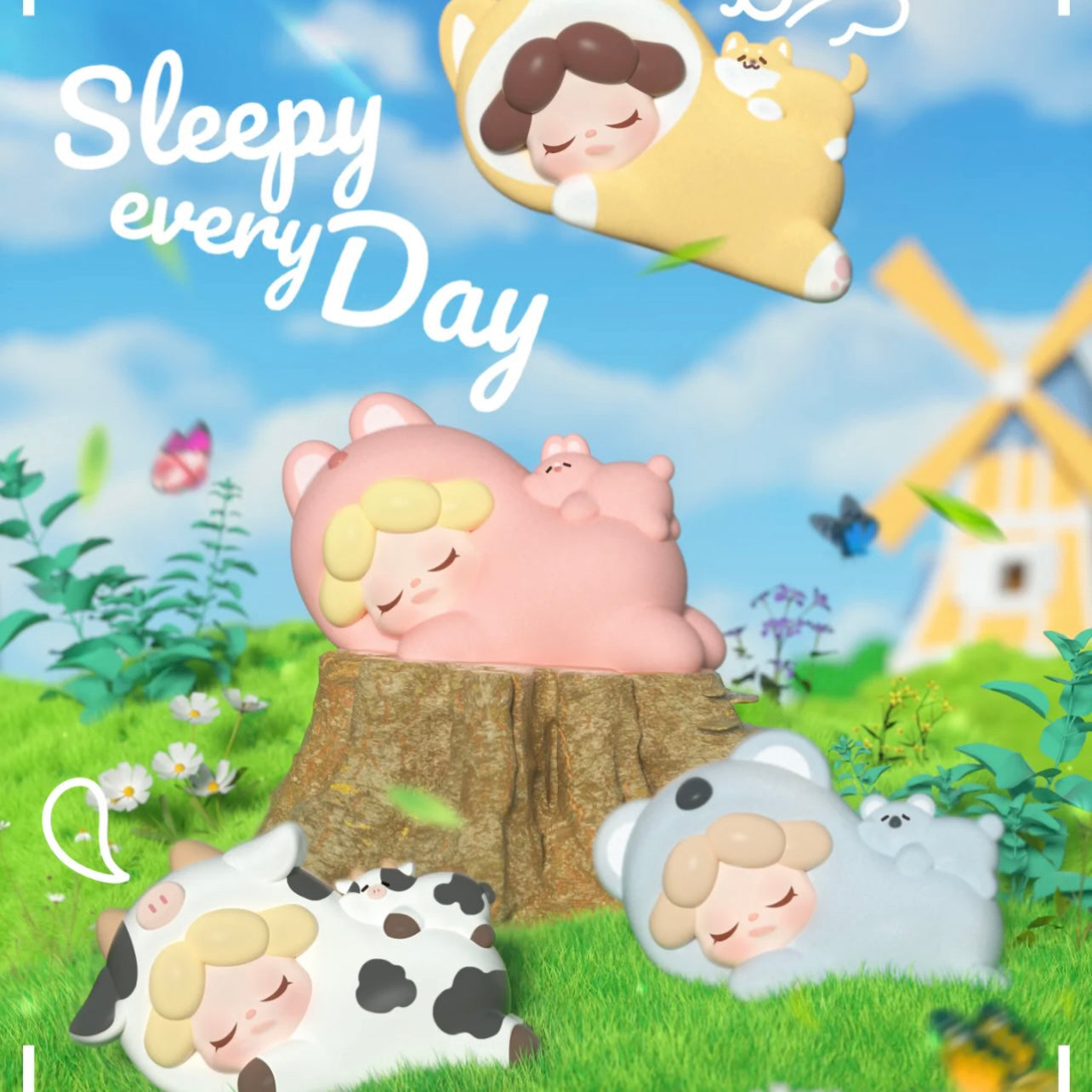 Wendy Sleepy Everyday Mini Beans Series PVC Figures