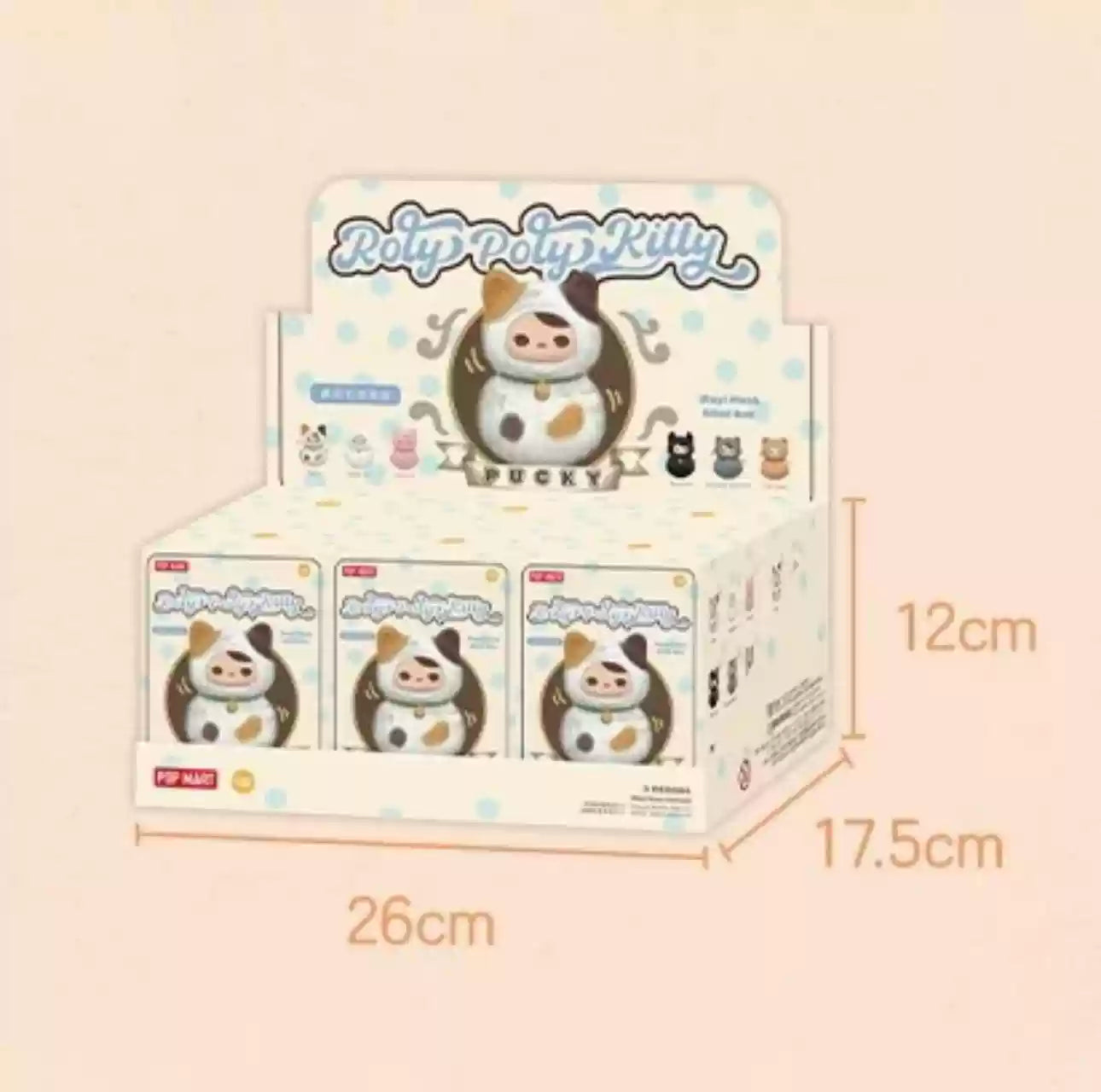 PUCKY Roly-poly Kitty Series-Vinyl  Plush