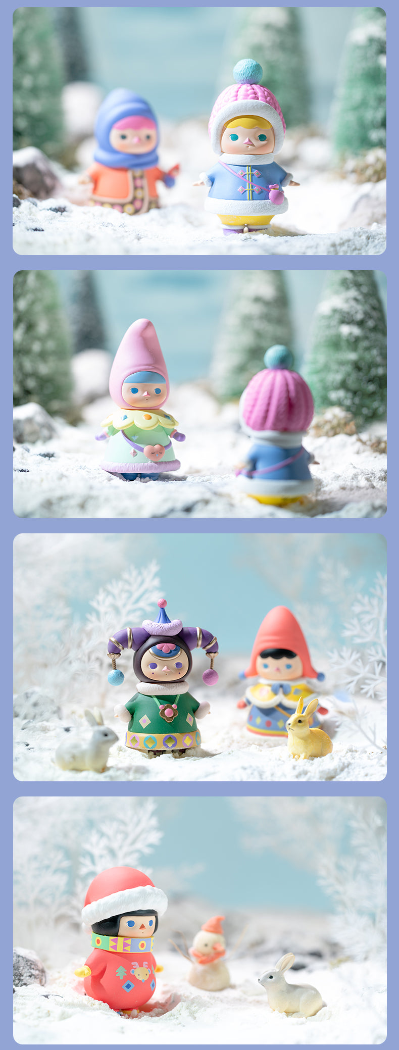 Pucky Winter Baby Series PVC Figures