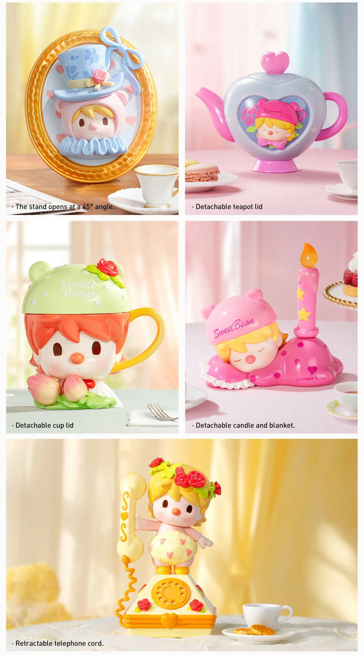 Sweet Bean Afternoon Tea Series Figures