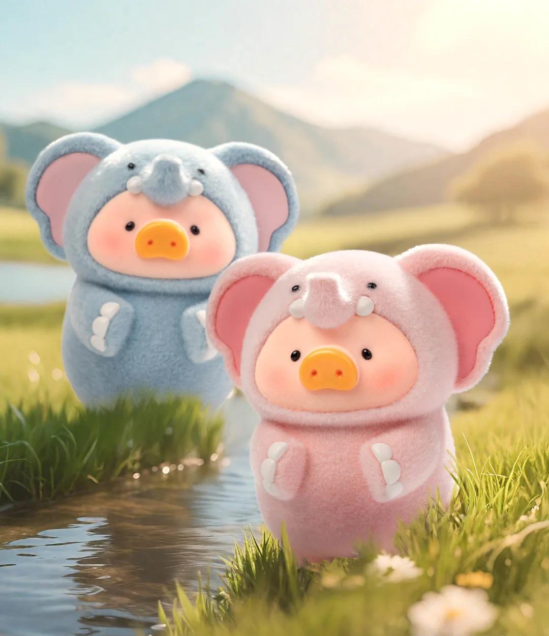 LULU the piggy animal paty series