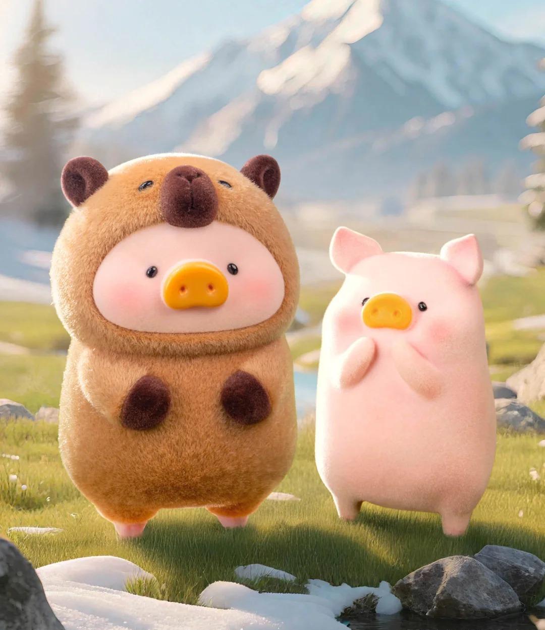 LULU the piggy animal paty series
