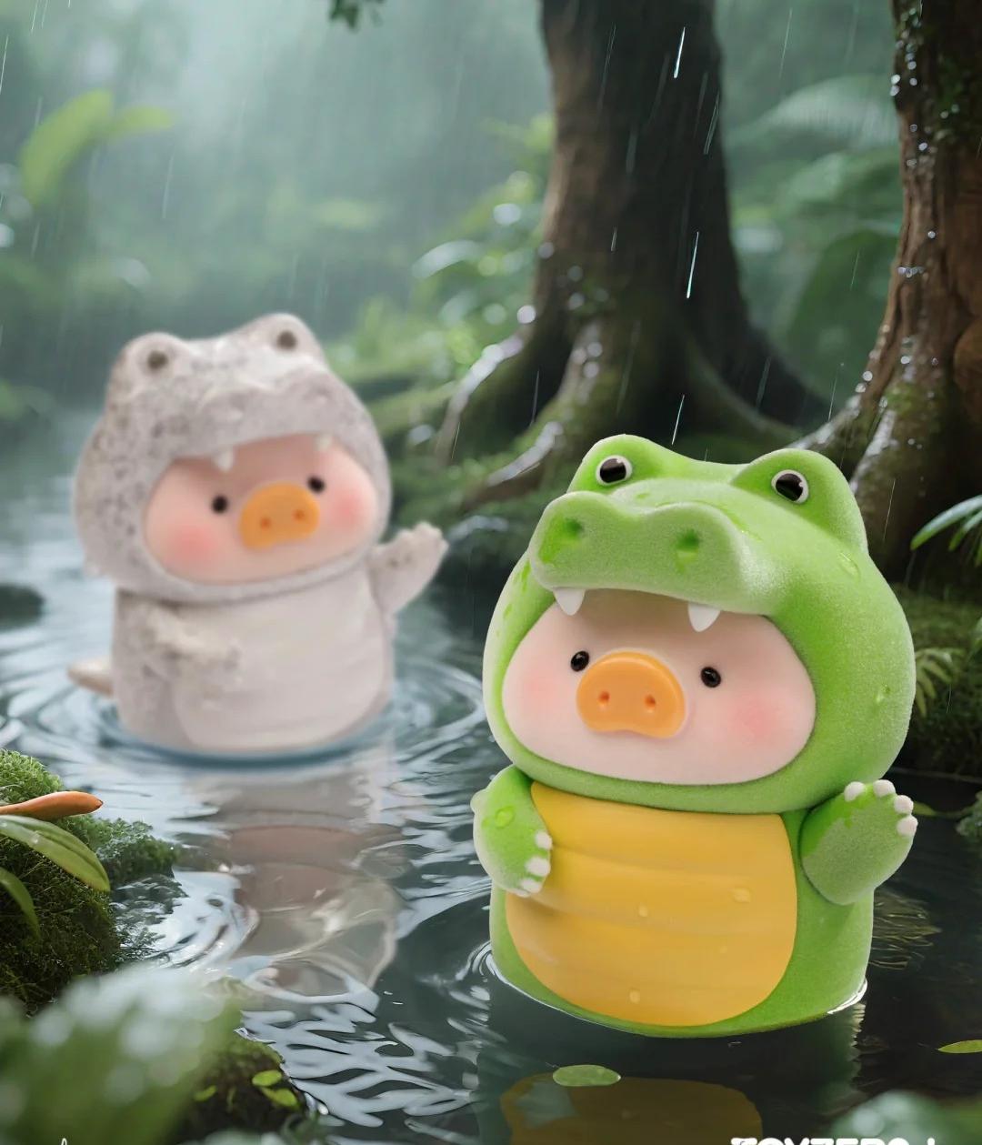 LULU the piggy animal paty series