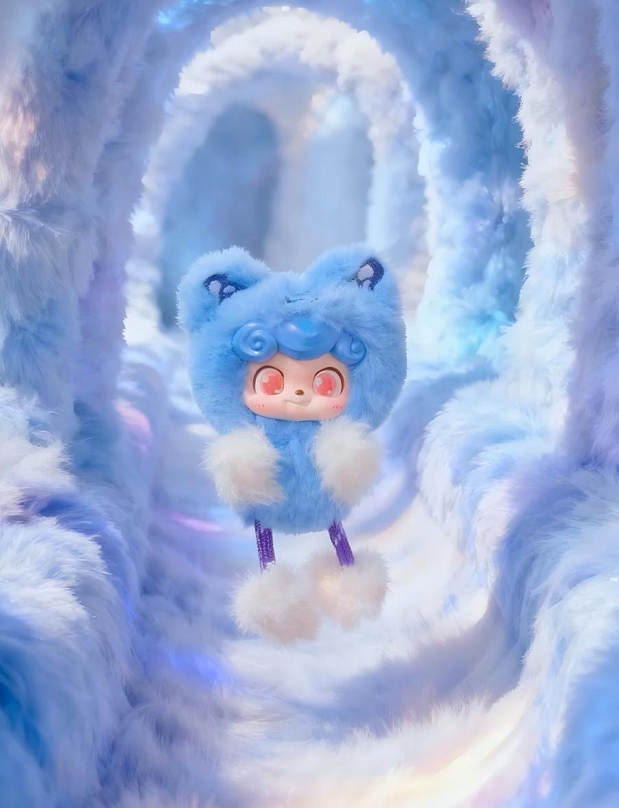 Qkid wave club series mini plush blind box