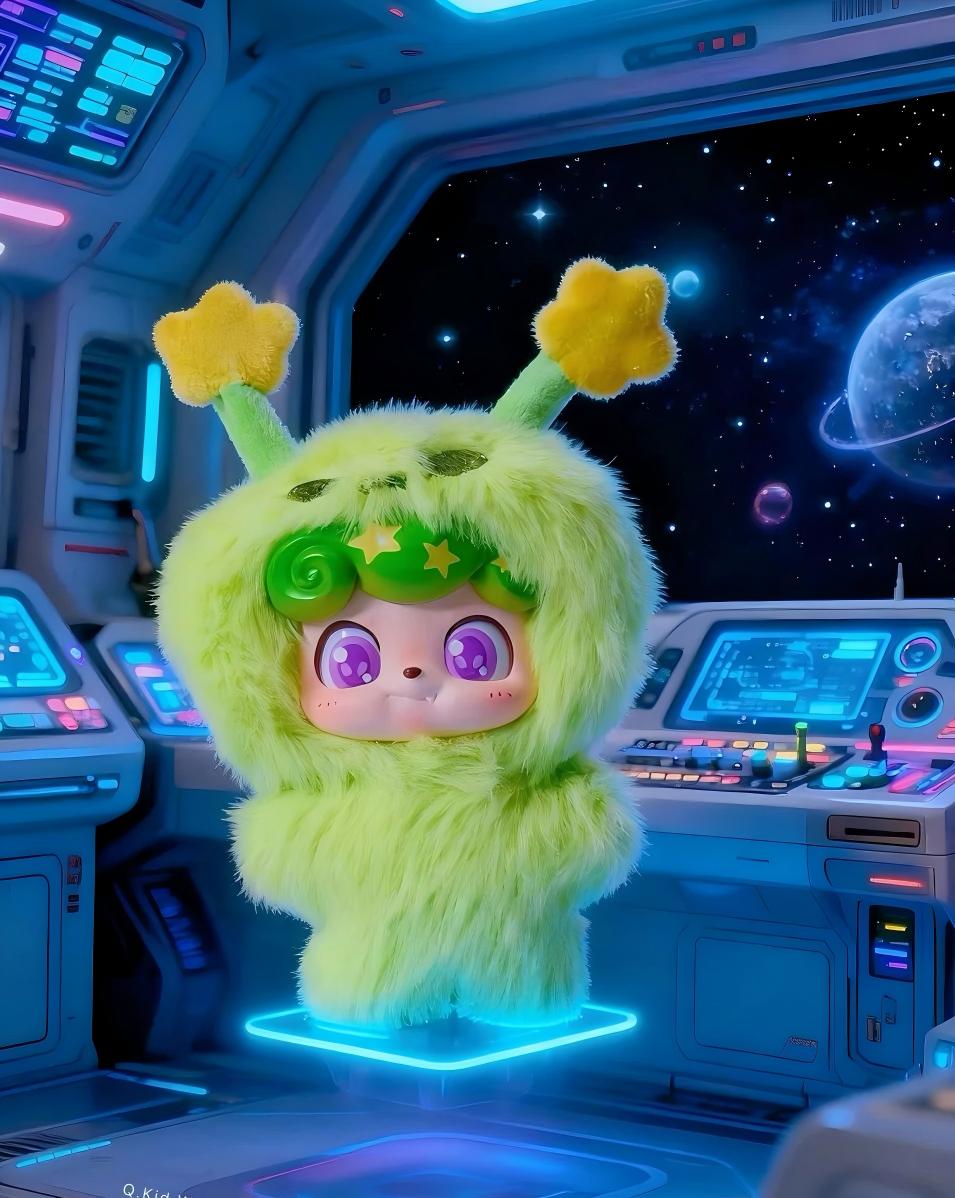 Qkid wave club series mini plush blind box