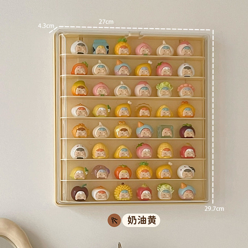 Cute Bean Storage Box Small Ornaments Multi-layer Storage Rack