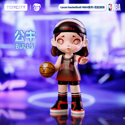 NBA LAURA Rocket Warriors Lakers Alloy Figures