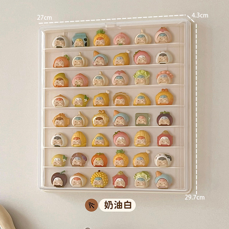 Cute Bean Storage Box Small Ornaments Multi-layer Storage Rack