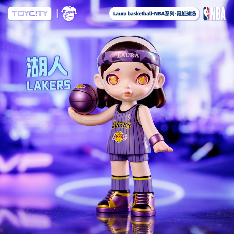 NBA LAURA Rocket Warriors Lakers Alloy Figures