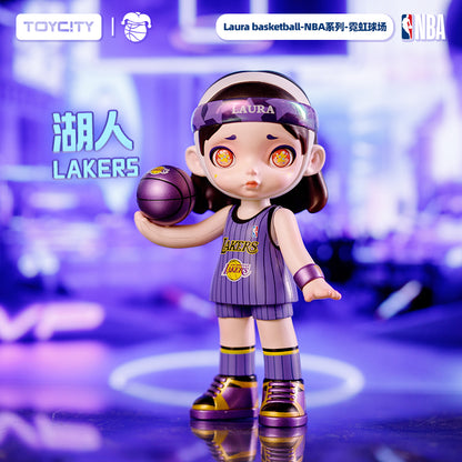 NBA LAURA Rocket Warriors Lakers Alloy Figures