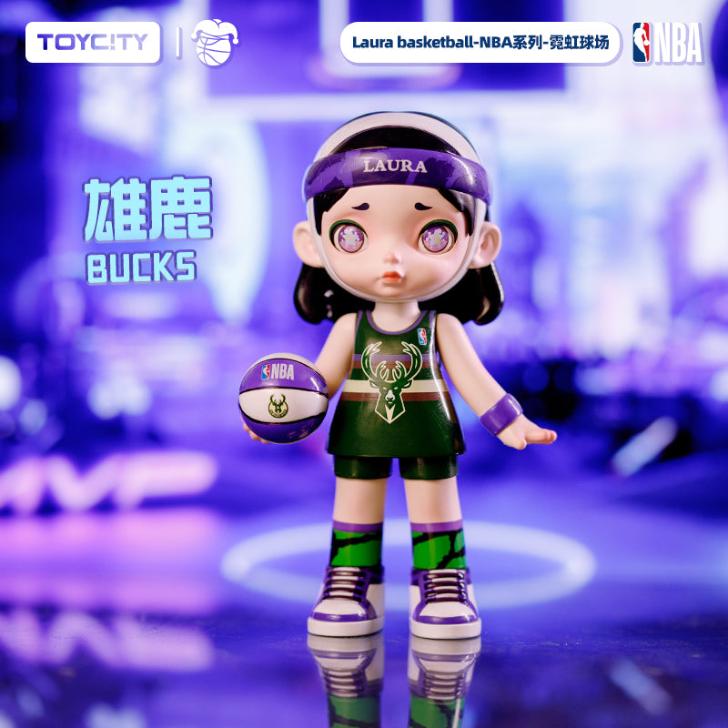 NBA LAURA Rocket Warriors Lakers Alloy Figures