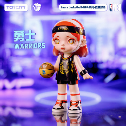 NBA LAURA Rocket Warriors Lakers Alloy Figures