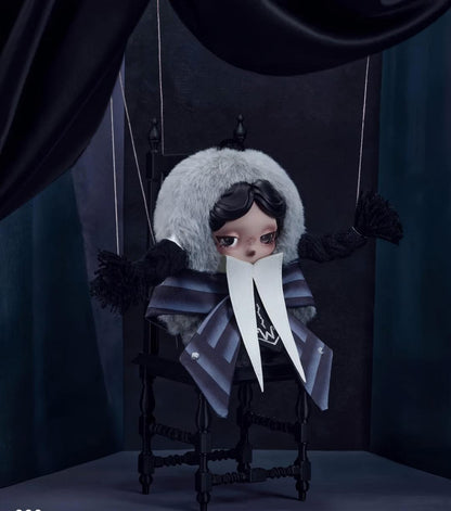 SKULLPANDA × Wednesday Plush - Nevermore Academy Uniform Version