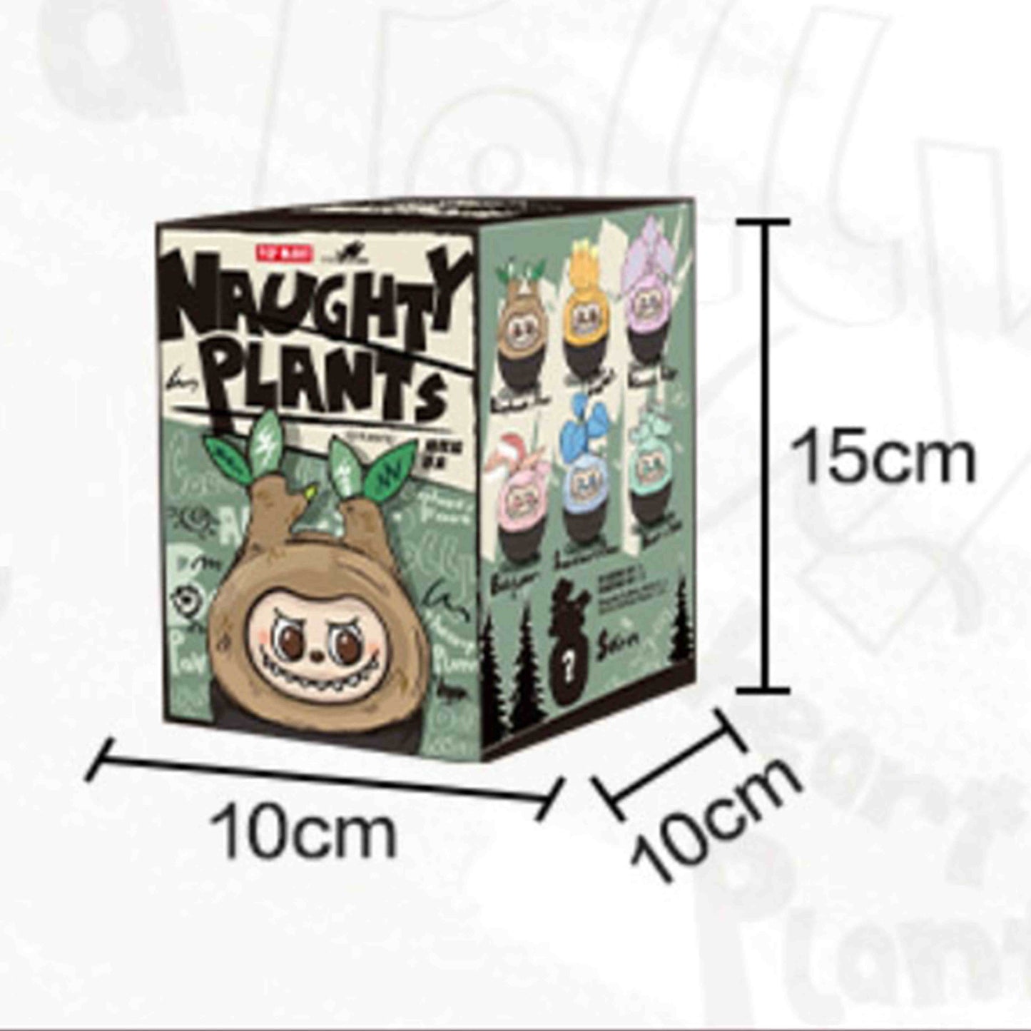 THE MONSTERS-NAUGHTY PLANTS Plush Rubber