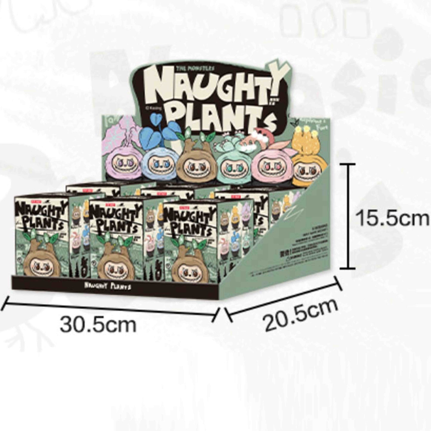 THE MONSTERS-NAUGHTY PLANTS Plush Rubber