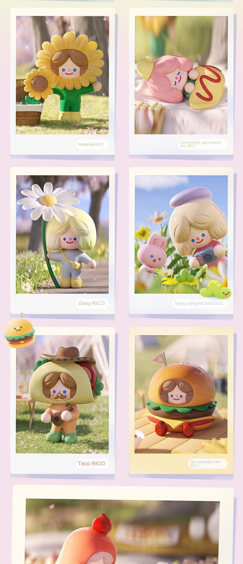 RICO Happy Picnic Together Series Confirmed Open box