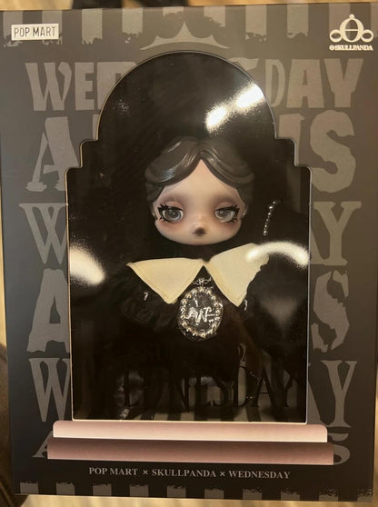 SKULLPANDA × Wednesday Plush - Nevermore Academy Uniform Version