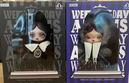 SKULLPANDA × Wednesday Plush - Nevermore Academy Uniform Version