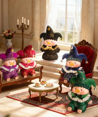 LuLu the piggy-Triangel Pvc Plush Keychain Blind Box