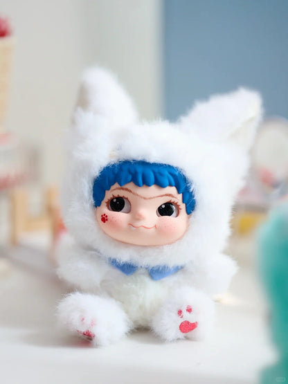 wakuku fox&bunny trick or treat series plush