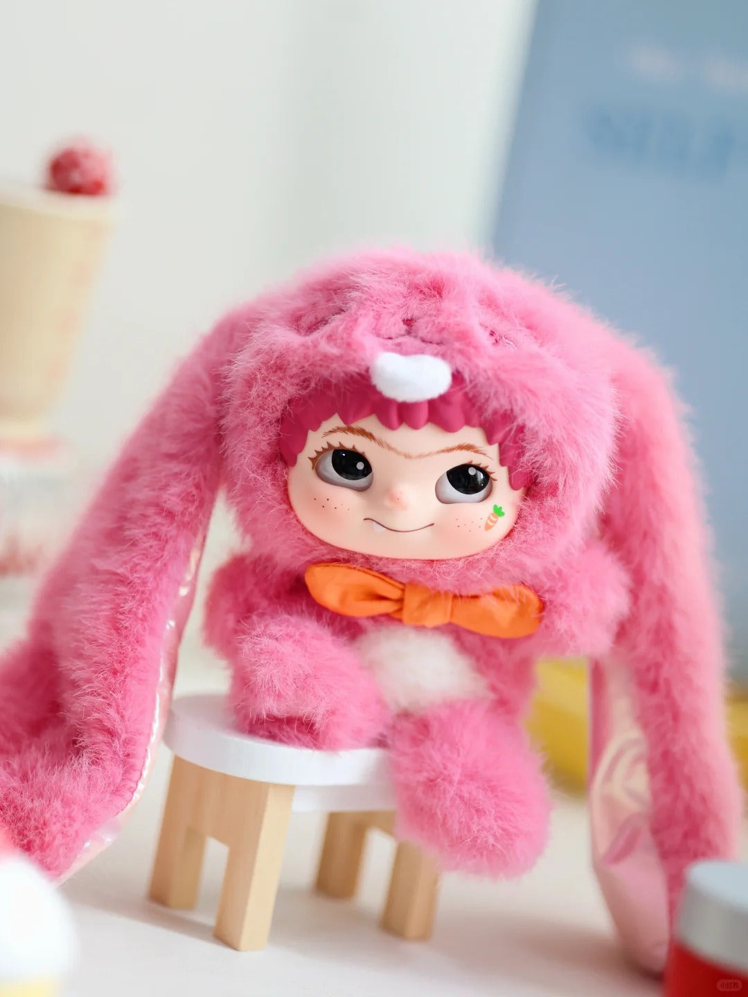 wakuku fox&bunny trick or treat series plush