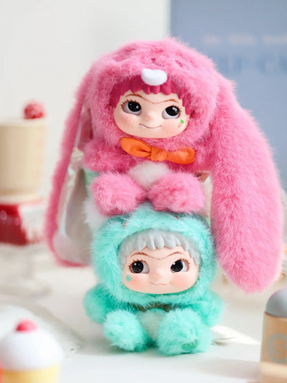 wakuku fox&bunny trick or treat series plush
