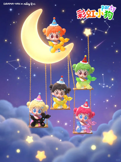Milay Rainbow Puppy Party Series Mini Figures Blind Box