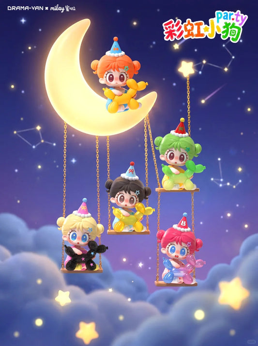 Milay Rainbow Puppy Party Series Mini Figures Blind Box