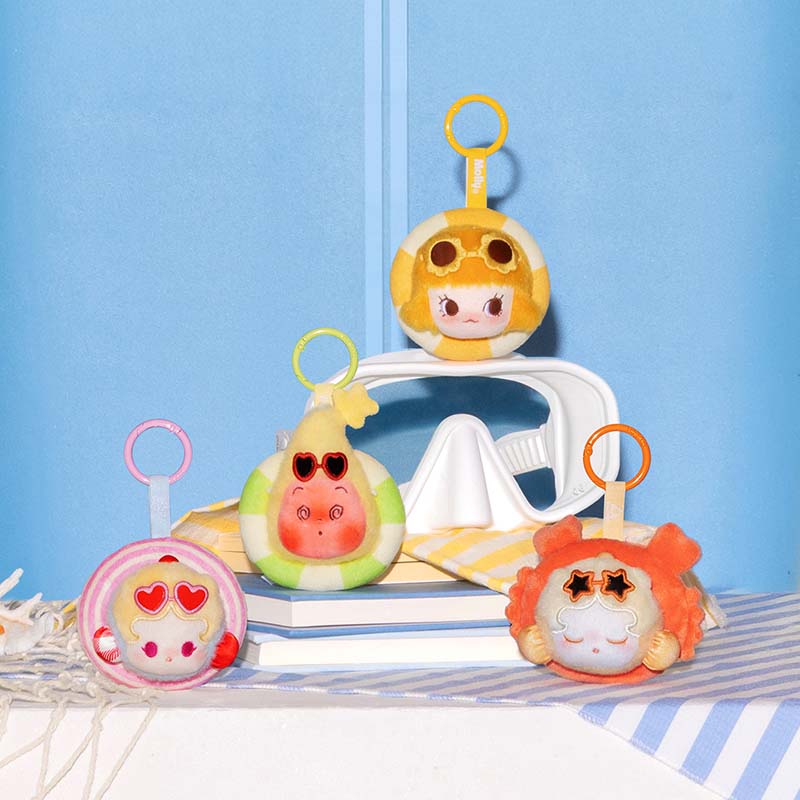 POP BEAN Island Vacation Series Mini Plush Pendant Blind Box (pre order)