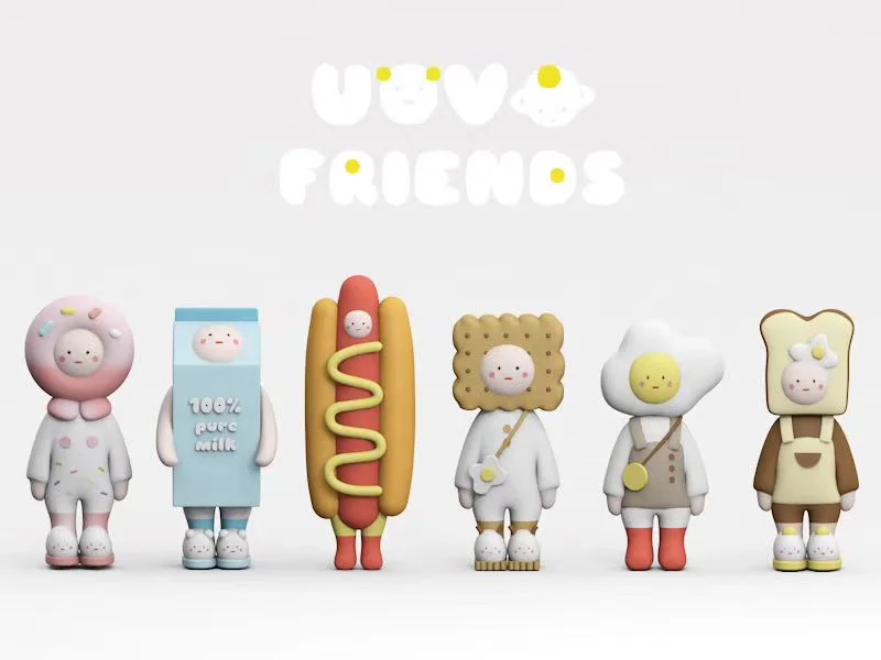 Uovo Friends Food Series Blind Box