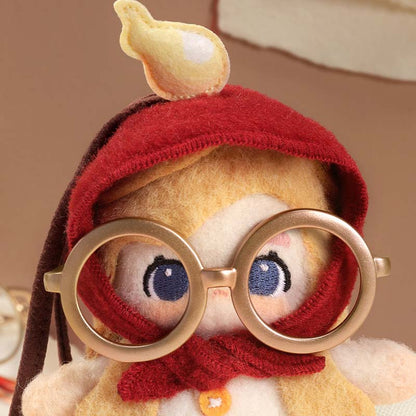CHAKA Stitch by Stitch Series Granny's Glasses Plush Peandant (pre order)
