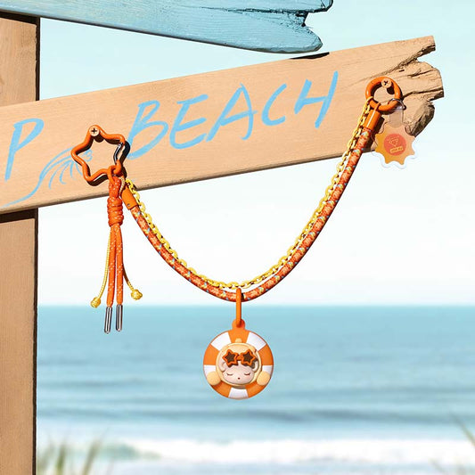 POP BEAN Island Vacation Series Multi functional Lanyard Blind Box (pre order)