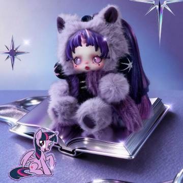 Local Warehouse - SKULLPANDA × My Little Pony Series Plush Doll Pendant