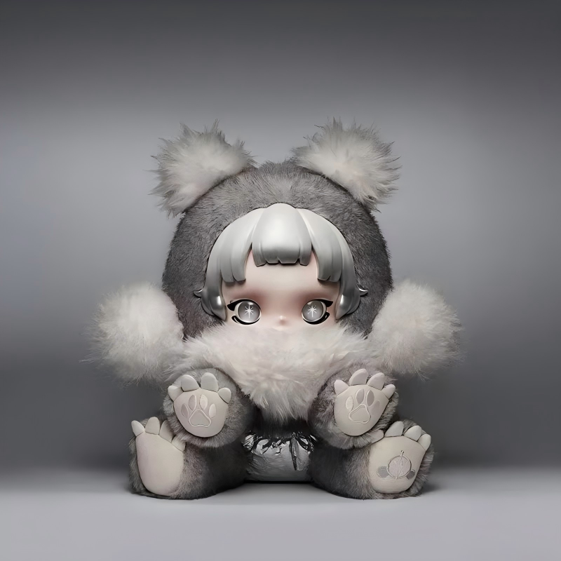 SKULLPANDA Punk Panda Plush Doll
