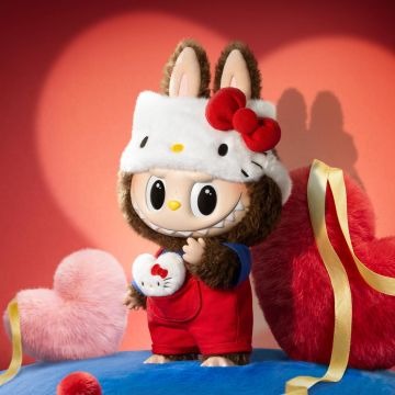 LABUBU THE MONSTERS × HELLO KITTY - Vinyl Plush Doll