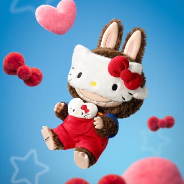 LABUBU THE MONSTERS × HELLO KITTY - Vinyl Plush Doll