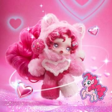 Local Warehouse - SKULLPANDA × My Little Pony Series Plush Doll Pendant
