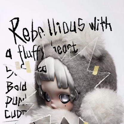 SKULLPANDA Punk Panda Plush Doll