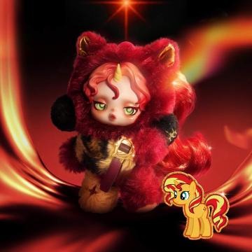 Local Warehouse - SKULLPANDA × My Little Pony Series Plush Doll Pendant