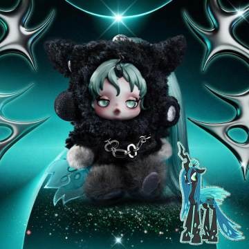 Local Warehouse - SKULLPANDA × My Little Pony Series Plush Doll Pendant