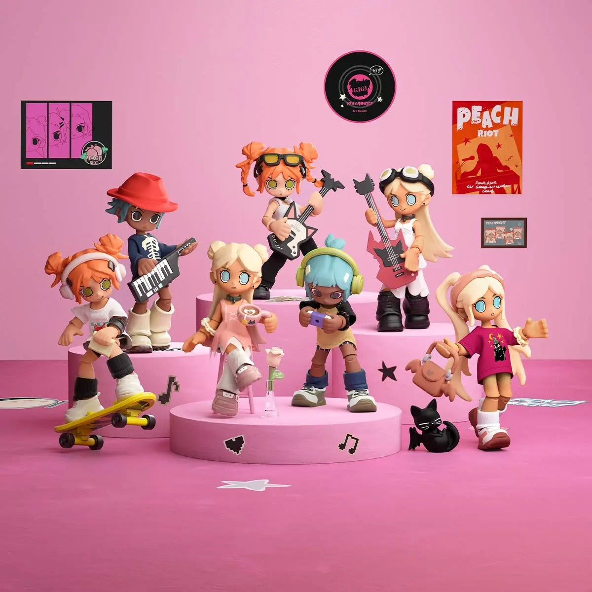 Peach Riot Carry the Music Series BlockPendant（pre order）