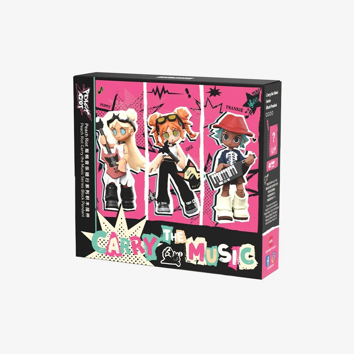 Peach Riot Carry the Music Series BlockPendant（pre order）