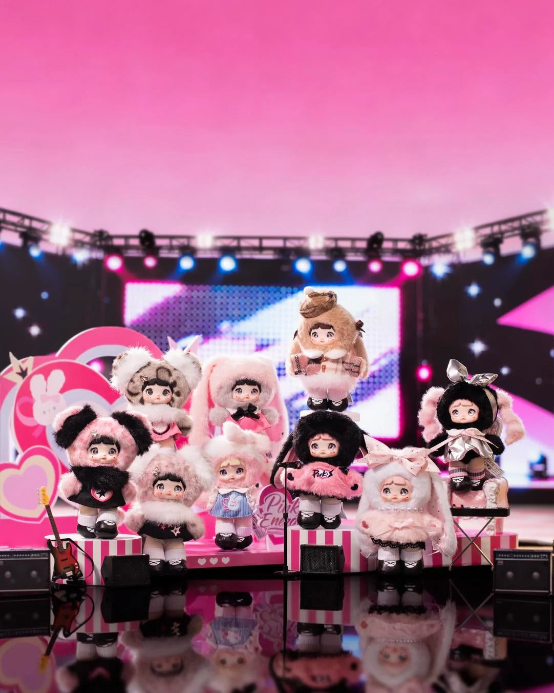 Nommi Pink Positive Energy Plush Keychain Blind Box (Pre-order)