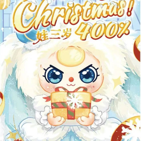 Baby Three Merry Christmas 400% Plush Blind Box