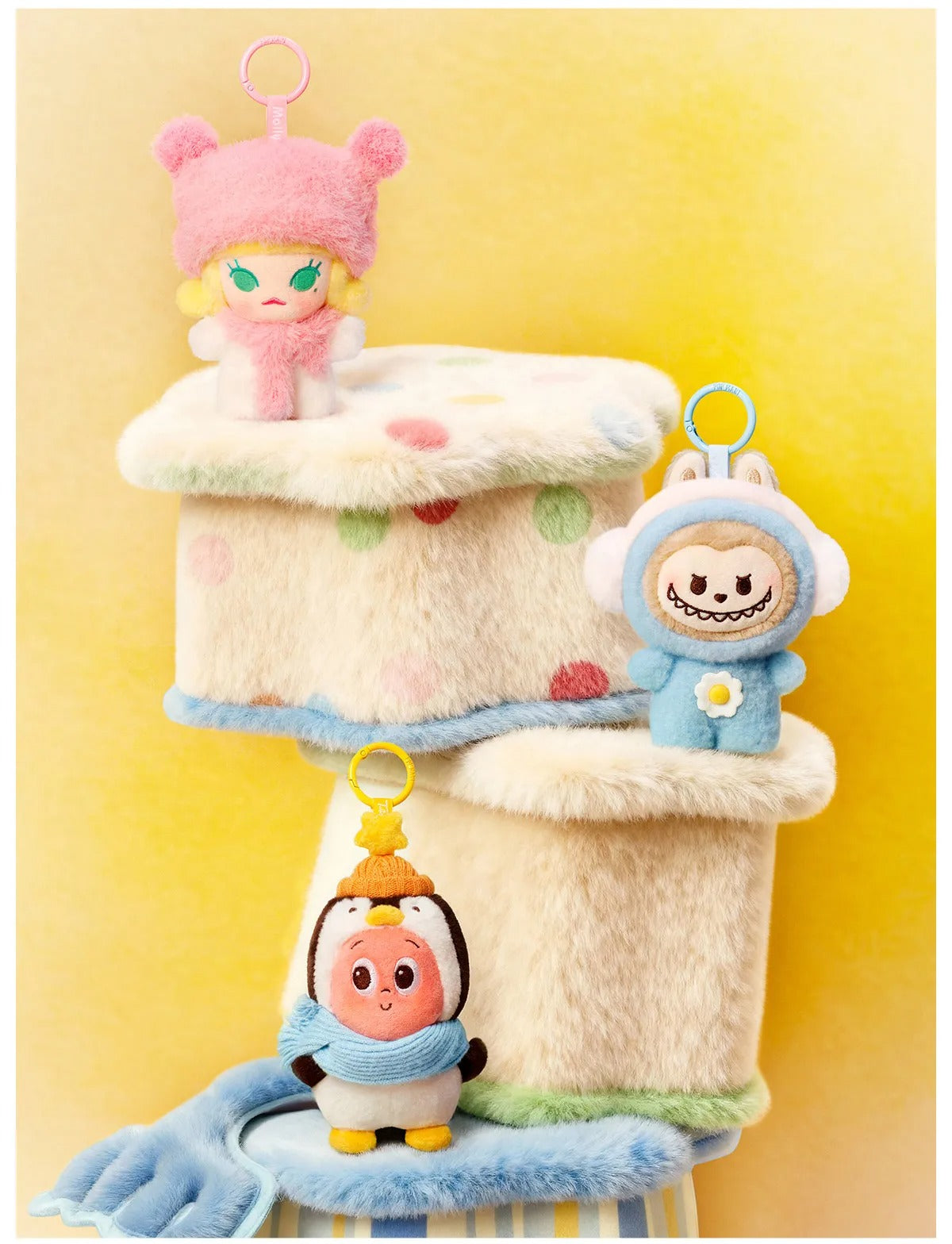 POP BEAN Fluffy & Cozy Series-Plush Pendant