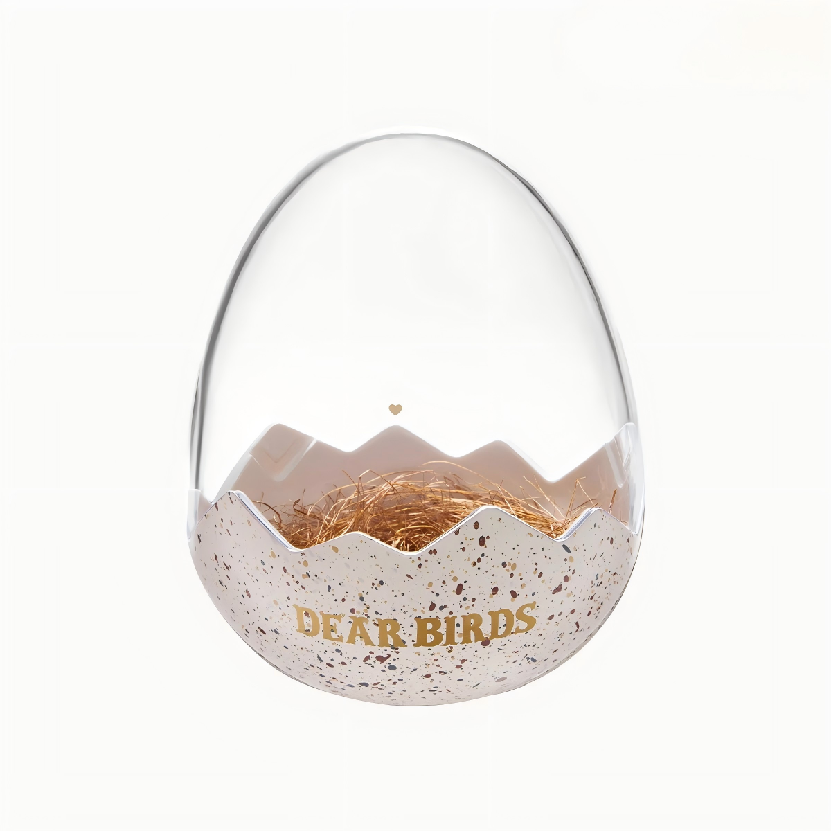 Dear Birds Series - Egg-shaped Plush Display Case