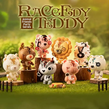 RAGGEDY TEDDY ANIMAL FRIENDS PARTY SERISE